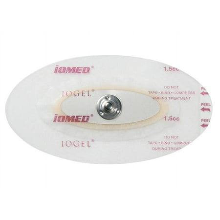 IOMED disposable electrodes, TransQE, small (1.5/2.0cc), 12/box
