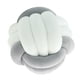 thumbnail image 3 of Nudo Almohada Bola Gruesa Cómoda Almohadas Anudadas Para Sala De Estar Hogar Sofá Gris Y Blanco, 3 of 9