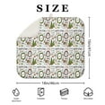 thumbnail image 4 of White Christmas Wreath Pattern Dish Drying Mat for Kitchen 1 Pack, Ultra Absorbent Microfiber Dishes Drainer Mats,16x18in(41x46cm), 4 of 6
