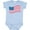 AE-Light Blue, variant on Inktastic Grunge American Flag Boys or Girls Baby Bodysuit