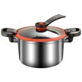 thumbnail image 1 of Shisuyan Low Pressure Pot Soup Pot Household Micro Pressure Cooker Double Handle Cooking Pot, 1 of 8