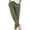 Army Green, variant on Staron Women's Casual Tapered Pants Cotton Linen Blend Drawstring Elastic Waist Solid Color Trousers with Pockets, Brown S
