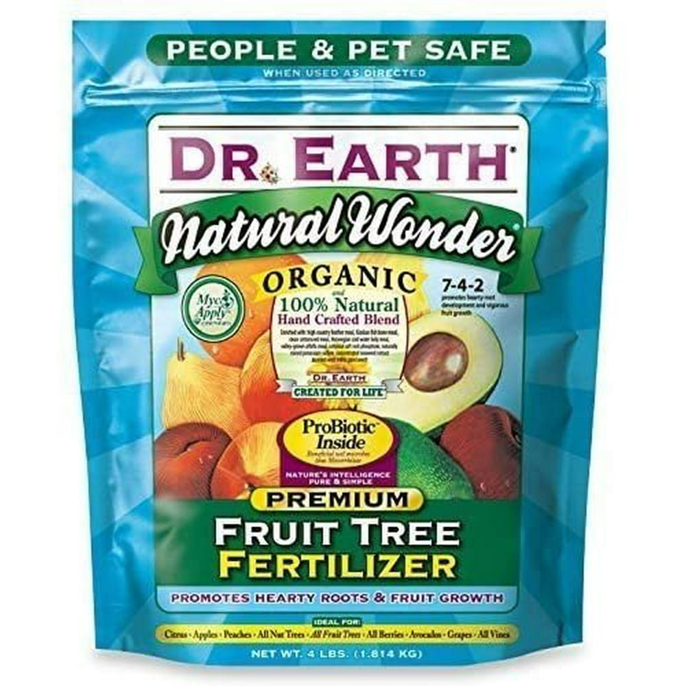 Dr. Earth 708P Organic 9 Fruit Tree Fertilizer In Poly Bag, 4Pound (item_bylyolawire it