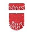 thumbnail image 2 of HELLHERO Candy Cane Cozy Lid Cover Set for Toilet Soft Stretch for Hotel, 2 of 8