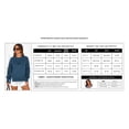 thumbnail image 6 of BTFBM Women's Casual Crewneck Sweatshirts Spring Long Sleeve Side Slit Workout Fleece Pullover Top Fashion Clothing, 6 of 9