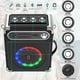 thumbnail image 5 of JAUYXIAN Altavoz Bluetooth con dos micrófonos inalámbricos, altavoz exterior con subwoofer/Tweeter, sistema de altavoces PA portátil con control remoto, luces Discol, FM, REC para el hogar, fiesta, 5 of 5