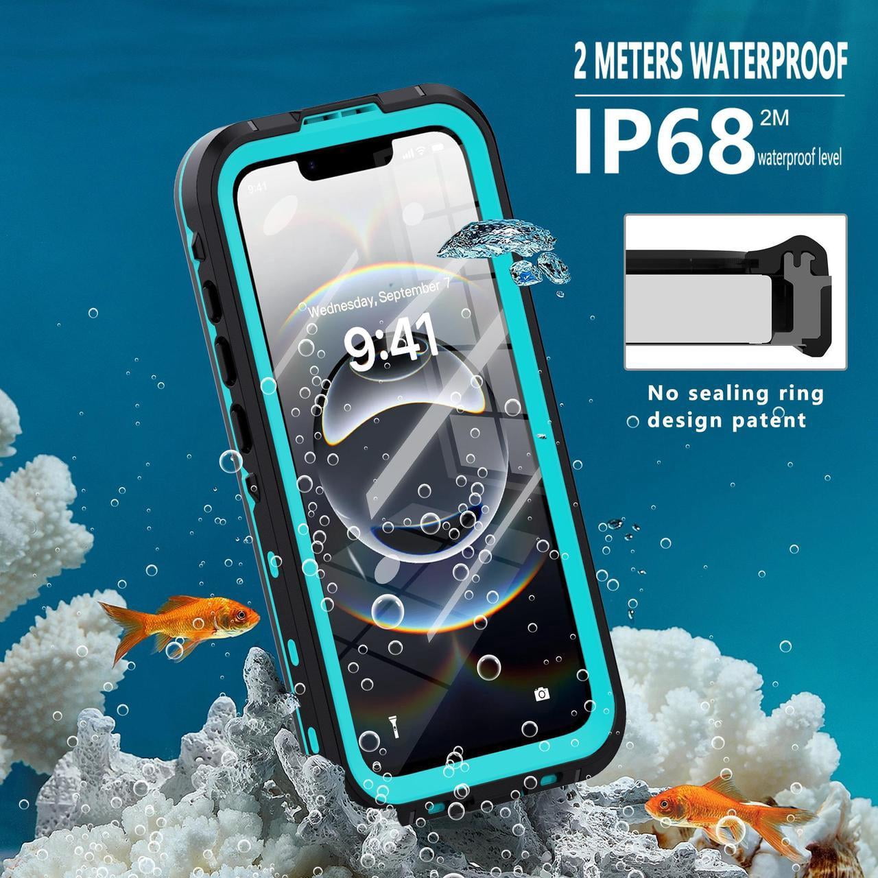 Waterproof Case for iPhone 16e, Shockproof Dustproof Built-in Screen Protector, Full Body Sealed Heavy Duty Protective Cover for iPhone 16e 6.1 Inches