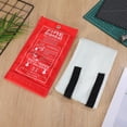 thumbnail image 4 of BEADCEST 1Pcs Couverture de Feu 39x39 Po Rouge pour Grill et Ignifuge, 4 of 6