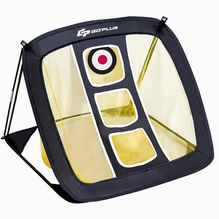 Pop Up Golf Chipping Net for Accuracy & Swing Practice In/Outdoor Carrying (Best Club For Chipping)