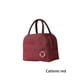 thumbnail image 3 of Yuarrent Fiambrera Bolsa Moda Color sólido Portador Organización Contenedor Picnic Cremallera Térmica Almuerzos Bolsas con asas Bolsa de almacenamiento Almacenamiento y organización del hogar Rojo Yuarrent HA066153-05, 3 of 6