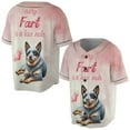 thumbnail image 3 of Every Fart is Love Note Australian Cattle Dog Guilty Face Happy Valentine's All Over Print 3D Baseball Shirt Heeler Lover Gifts Softball Sport - 01016, 3 of 6