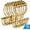 Gold1, variant on Shower Curtain Hooks, Rustproof Metal Double Sided Shower Curtain Rings with Beaded Rollers, No Drill Shower Hooks for Bathroom Curtain Rods, Set of 12