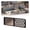 Black, variant on Divider Screen Panels,Metal Frame Decorative Partition,Translucent Tabletop Partitions Privacy Screen for Office Hotel Countertop