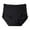 Black, variant on Brief Underwear for Women High Waisted Full Coverage Briefs Soft Underwear Women Womens Panties Size L