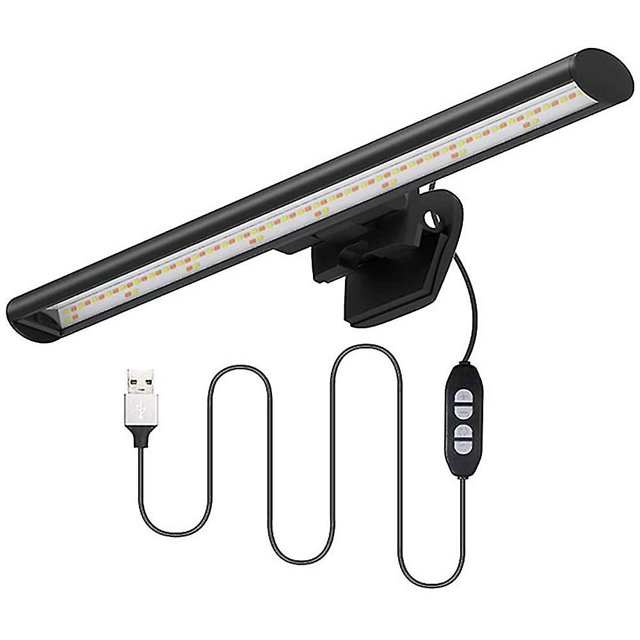 Lámpara de monitor de computadora portátil, lámpara de tarea LED de lectura electrónica con barra de luz de pantalla