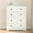 White -5, variant on HSUNNS White 4 Drawer Dresser, Storage Cabinet with Easy Pull Handle for Living Room and Bedroom, Chest of Drawers with 2 Small Drawers and 2 Big Drawers, Dresser Nightstand, White