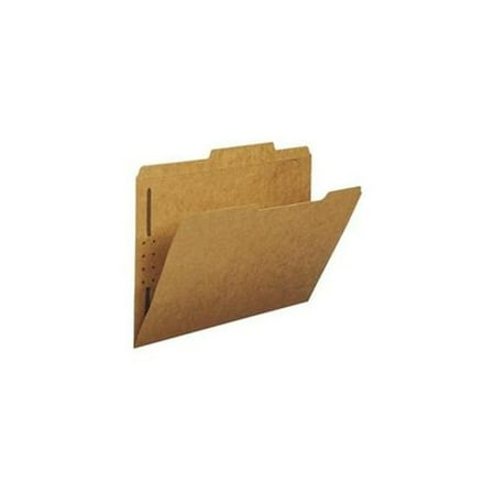 Smead 14834 Kraft Fastener File Folders - Letter - 8.50" X 11" - 0.75" Expansion - 1 X Prong K Style Fastener - 2" Folder Fastener Capacity - 1/3 Tab Cut - Assorted Position Tab Location - (SMD14834)