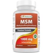 Best Naturals MSM 1000 mg 180 Capsules