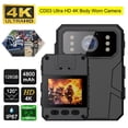 thumbnail image 2 of Mini Cámara Digital 2K/4K/1080P, Videograbadora Corporal DV DVR Deportiva, Grabadora de Seguridad en el Sitio, Visión por Infrarrojos, 2 of 5