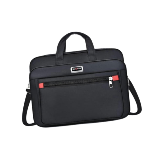 Maletín para portátil, bolso de hombro, bolso para portátil, informal, universitario, con cierre de cremallera, acolchado, resistente a golpes y al Estilo A