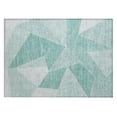 thumbnail image 2 of Addison Rugs Chantille Indoor/Outdoor Transitional Geometric Teal Washable Rectangle Rug, 1'8" x 2'6", 2 of 6