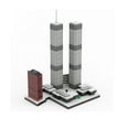 thumbnail image 5 of MOC-157149 World Trade Center Assembled Building Block Toy Set Brick Model 982pcs, 5 of 6