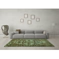thumbnail image 3 of Ahgly Company Indoor Square Abstract Light Blue Contemporary Area Rugs, 3' Square, 3 of 4