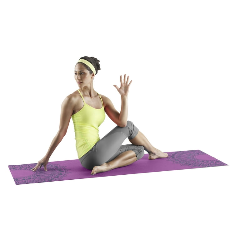 RADHA JI COLLECTION 4mm Yoga mat for Men and Women, Premium Exercise Mat  for Home Workout, Anti Slip Yoga Mat Workout, Gym Mat for Workout at Home  (PURPLE) : : Sports, Fitness