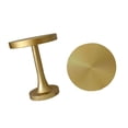 thumbnail image 5 of Esquirla 2 Pieces Curtain Holdbacks Decorative Curtain Holders Wall Mounted, Drapery Tieback Hooks Metal Drape Holder for Office Hotel Gold, 5 of 8