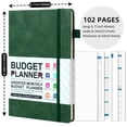 thumbnail image 3 of WUXIAB A5 Budget Planner Notebook,Undated Expense Tracker With Envelopes,Tear-Out Savings Dot-Grid Planner,Color-Coded Financial Budget Notebook,Rfid-Blocking Pu Leather Budget Planner,Black, 3 of 9