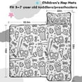 thumbnail image 5 of Black White Baseball Snacks Pattern Toddler Nap Mats for Kids Preschool,Sleeping Mat Bag or Kids,Toddler Sleeping Bag,Toddler Nap Mat or Daycare, 5 of 6
