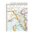 thumbnail image 3 of Historic Map - Italy - Droysen 1886 - 23 x 28.59 - Vintage Wall Art, 3 of 5