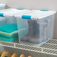 thumbnail image 3 of Sterilite 25 Qt Stackable Box Latching Storage Container with Lid, 24 Pack, 3 of 4