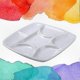 thumbnail image 4 of Ceramic Mixing Bowl for Acrylic and Watercolor Paint, 6 Inch Art Palette Dish 2025, 4 of 5