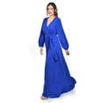 thumbnail image 2 of Vestido elegante de manga larga Roman Fashion / Juvenil, 2009 (Azul rey) azul M, 2 of 4