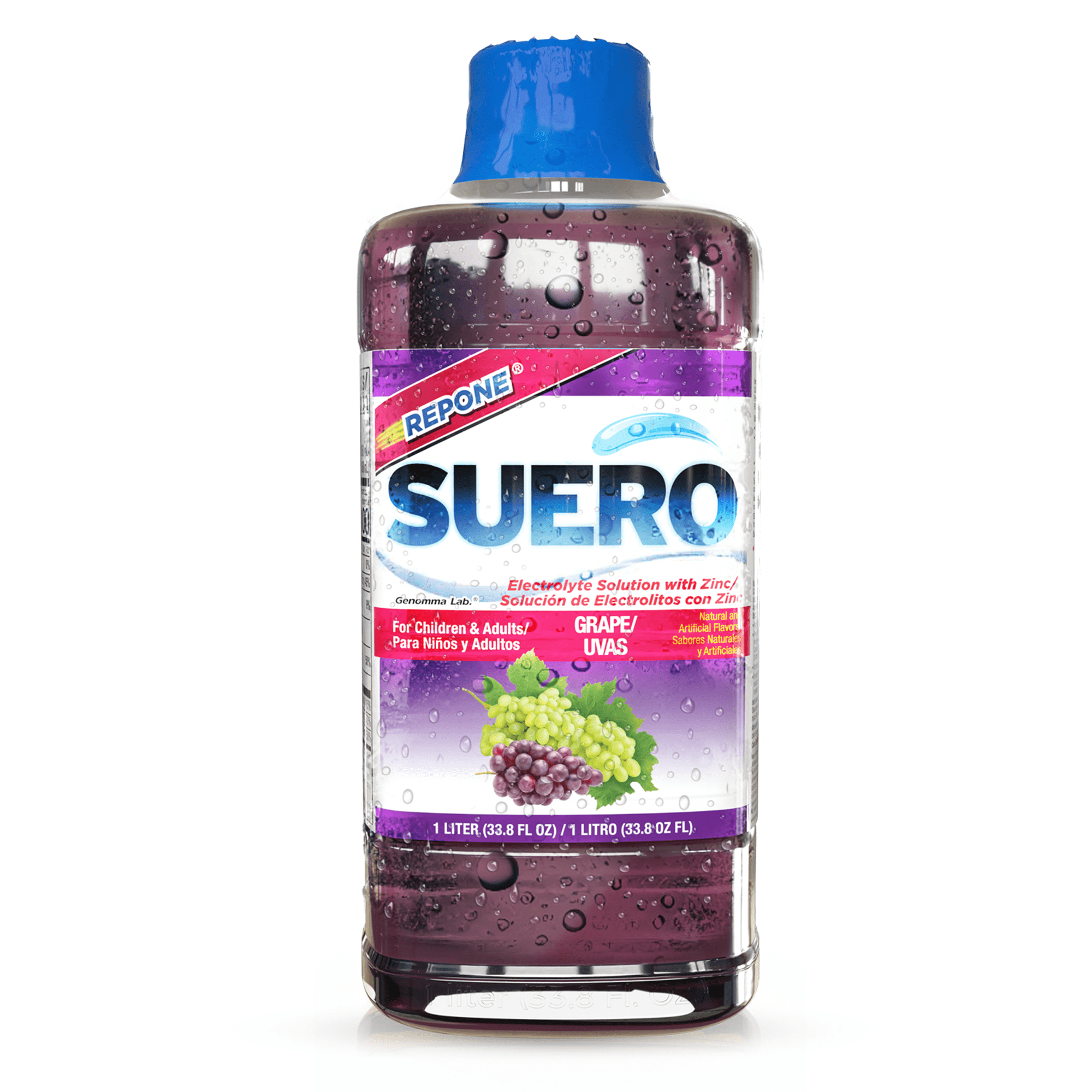 Suero Repone Electrolyte Drink, Grape, 1 Liter
