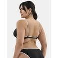 thumbnail image 3 of No Boundaries Women's Tanlines Underwire Bikini Top, Sizes XXS-XXL, 3 of 4