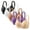 Multicolor3, variant on Levmjia Bras For Women 5 Pack Seamless Solid Color Comfort Bras With Removable Pads Breathable Everyday Sleeping Yoga And Workout Wear