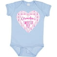 thumbnail image 3 of Inktastic Grandpa's Sweetie Pie with Pink Hearts Boys or Girls Baby Bodysuit, 3 of 5