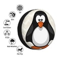 thumbnail image 5 of ZNDUO Cartoon Antarctic Penguin Pattern Spare Tire Cover, Universal Fit for Jeep Trailer RV SUV Camper Vehicle Waterproof Dust Tire Cover 14 inch, 5 of 8