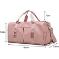thumbnail image 6 of Waterproof Duffel Bag Pink For Women and Men Swim Sports Travel Gym Bag,19.68inch, 6 of 7