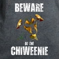 thumbnail image 3 of CafePress - Beware The Chiweenie Women's Dark T Shirt - Women's Traditional Fit Dark T-Shirt, 3 of 4