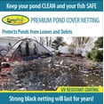 thumbnail image 2 of EasyPro NR301 30 x 100 ft. Boxed Premium Pond Cover Netting, 0.75 in., 2 of 6