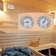 thumbnail image 3 of 2 In 1 Sauna Room Wooden Thermometer Hygrometer Steam Temperature Humidity Meter, 3 of 5