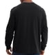 thumbnail image 4 of Blusas y camisas de manga larga con cuello redondo para hombre, color liso, informales, a la moda, con botones, cuello redondo, manga larga, blusa de poliéster para hombre, 4 of 6