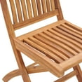 thumbnail image 3 of vidaXL Patio Chairs 2 pcs with Anthracite Cushions Solid Teak Wood, 3 of 72