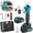 Electric Shear with 2 Batteries & Tool Box, variant on Brushless Cordless Pruning Shears with Digital Display, Electric Garden Shears with Precise Cutting & Safe Design for Fruit Tree Branch Trimming