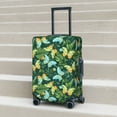 thumbnail image 6 of Haiem tropical butterflies and plants Pattern Luggage Cover Printed Suitcase Covers for Luggage Elastic Washable Suitcase Protector Fits 18-32 Inch Luggage-X-Large, 6 of 7