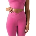 thumbnail image 5 of YITTY Active Women's UltraLuxe Crossover High-Waist Legging, Athleisure, 4-Way-Stretch, Beach Party, 2X, 7/8 Length, 5 of 8