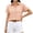 Gold, variant on Women's Gingham Button Down Shirt Short Sleeve Plaid Collared Shirts with Back Pleat Summer Dressy Casual Work Tops with Chest Pockets Light Blue L